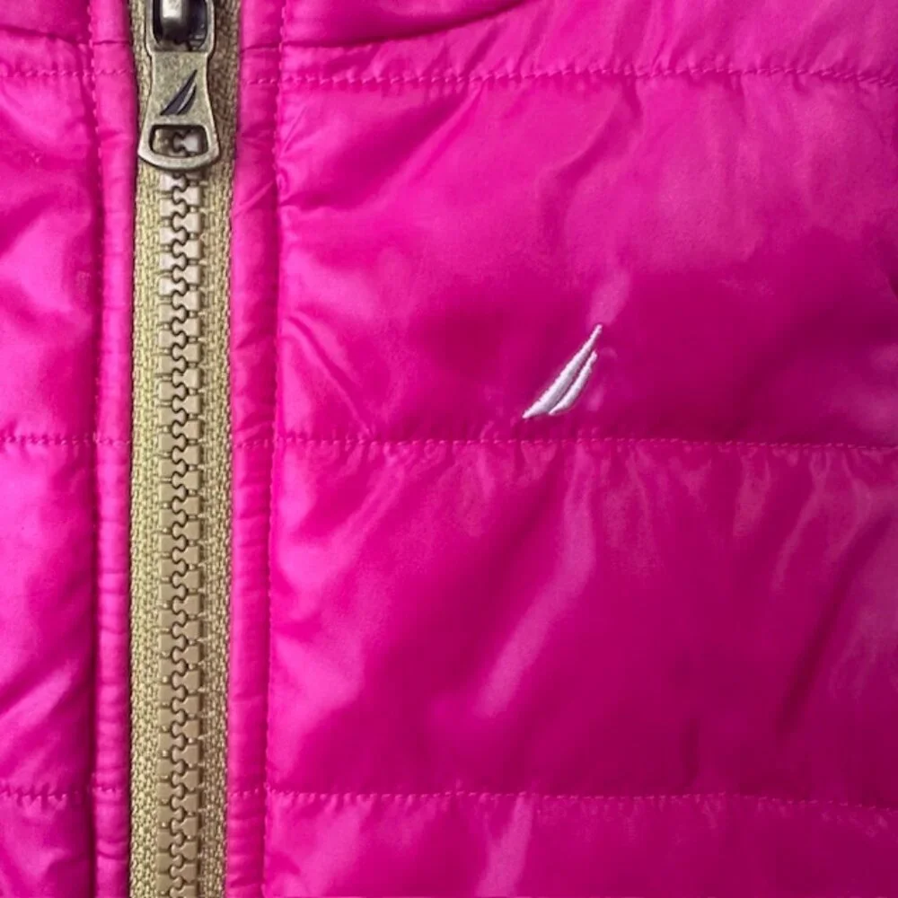 Magenta Toddler‎ Girls Nautica Puffer Vest Size 18 months